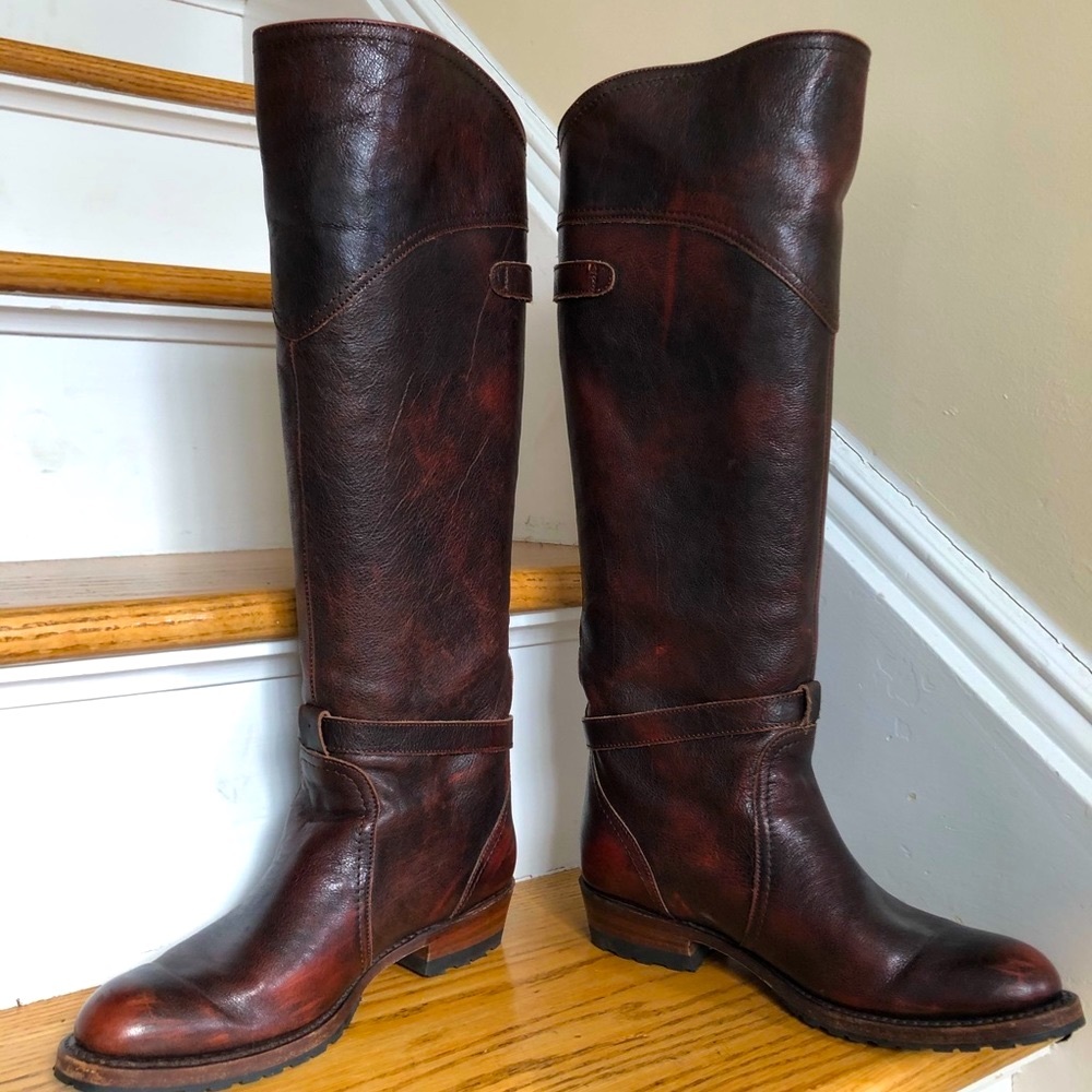 Frye dorado lug riding boots